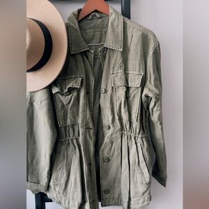 American Eagle Outfitters Khaki Utility Jacket